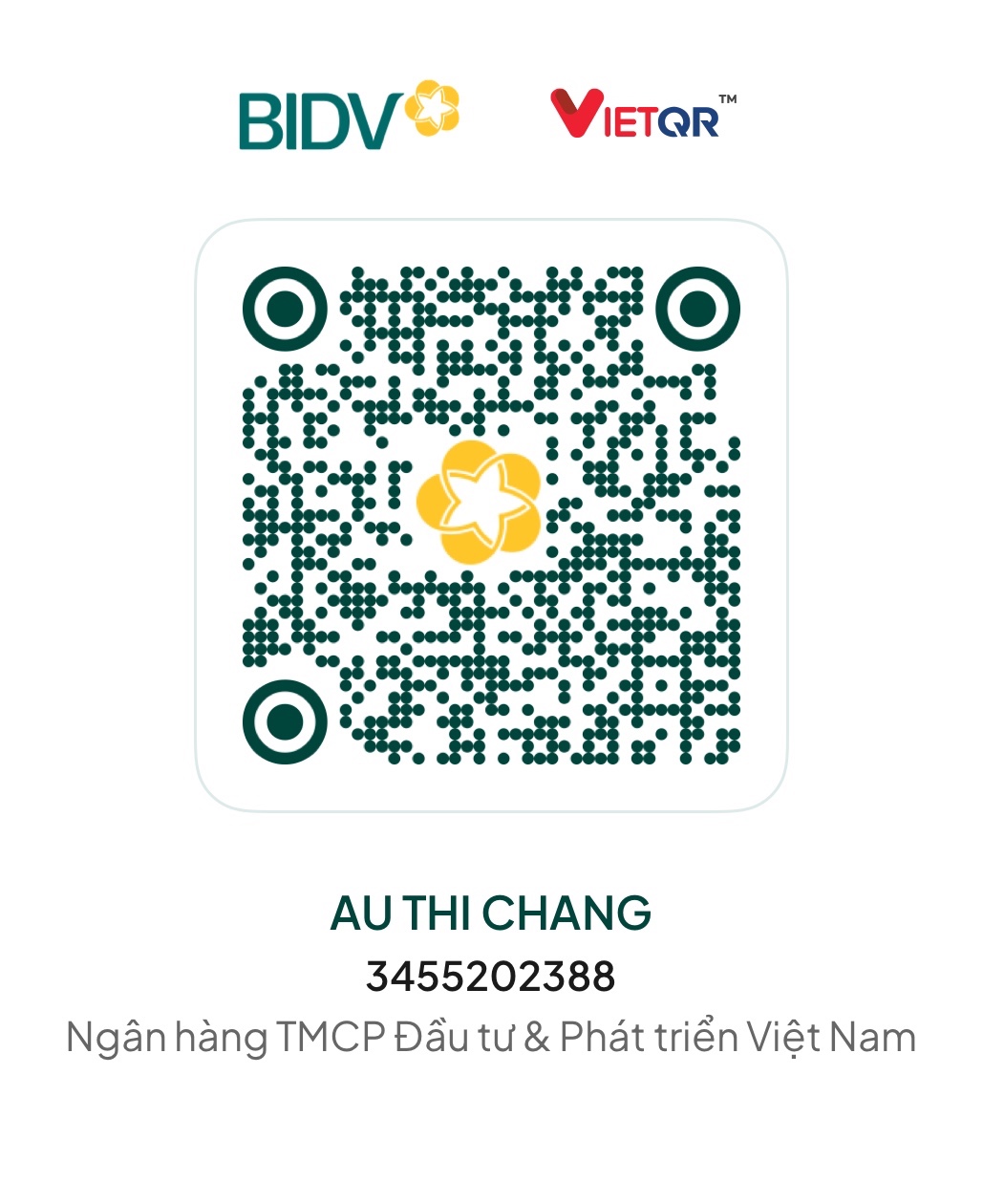 Mã QR tài khoản quỹ lớp